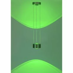 Paul Neuhaus Q-Serie Paul Neuhaus Q-LENS Pendelleuchte LED Edelstahl, 2-flammig, Fernbedienung, Farbwechsler -Smart Home Innenleuchten Verkäufe paul neuhaus q lens pendelleuchte 8320 55 3