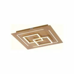 Paul Neuhaus Q-Serie Paul Neuhaus Q-LINEA Deckenleuchte LED Holz hell, 4-flammig, Fernbedienung -Smart Home Innenleuchten Verkäufe paul neuhaus q linea deckenleuchte 8180 79 2