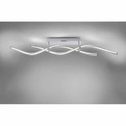 Paul Neuhaus Q-Serie Paul Neuhaus Q-MALINA Deckenleuchte LED Edelstahl, 2-flammig, Fernbedienung -Smart Home Innenleuchten Verkäufe paul neuhaus q malina deckenleuchte 6339 55 5