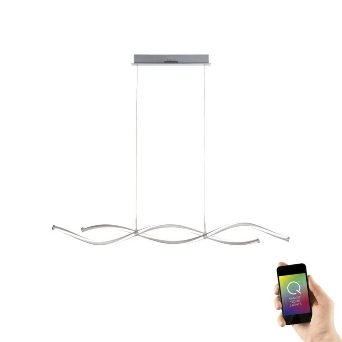 Paul Neuhaus Q-Serie Paul Neuhaus Q-MALINA Pendelleuchte LED Nickel-Matt, 2-flammig, Fernbedienung 1 Paul Neuhaus Q-Serie Paul Neuhaus Q-MALINA Pendelleuchte LED Nickel-Matt, 2-flammig, Fernbedienung
