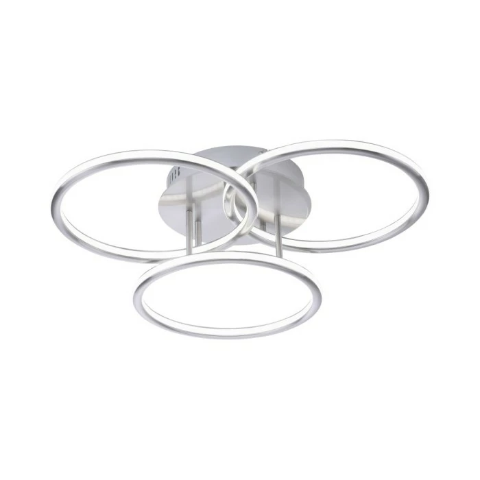 Paul Neuhaus Q-Serie Paul Neuhaus Q-NEVIO Deckenleuchte LED Nickel-Matt, 3-flammig, Fernbedienung 4 Paul Neuhaus Q-Serie Paul Neuhaus Q-NEVIO Deckenleuchte LED Nickel-Matt, 3-flammig, Fernbedienung – Bild 4