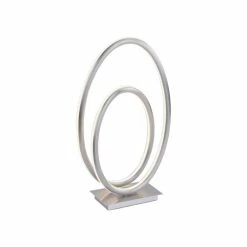 Paul Neuhaus Q-Serie Paul Neuhaus Q-NEVIO Tischleuchte LED Nickel-Matt, 1-flammig, Fernbedienung -Smart Home Innenleuchten Verkäufe paul neuhaus q nevio tischleuchte 8283 55 5