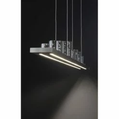Paul Neuhaus Q-Serie Paul Neuhaus Q-Skyline Pendelleuchte LED Aluminium, 12-flammig, Fernbedienung, Farbwechsler -Smart Home Innenleuchten Verkäufe paul neuhaus q skyline pendelleuchte 2067 55 3
