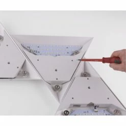 Paul Neuhaus Q-Serie Paul Neuhaus Q-TETRA SATELLIT Wandleuchte LED Nickel-Matt, 1-flammig, Fernbedienung -Smart Home Innenleuchten Verkäufe paul neuhaus q tetra satellit wandleuchte 6832 95 15