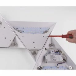 Paul Neuhaus Q-Serie Paul Neuhaus Q-TETRA SATELLIT Wandleuchte LED Nickel-Matt, 1-flammig, Fernbedienung -Smart Home Innenleuchten Verkäufe paul neuhaus q tetra satellit wandleuchte 6832 95 16