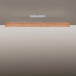 Paul Neuhaus Q-Serie Paul Neuhaus Q-TIMBER Deckenleuchte LED Holz hell, 1-flammig, Fernbedienung -Smart Home Innenleuchten Verkäufe paul neuhaus q timber deckenleuchte 6221 79 7