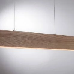 Paul Neuhaus Q-Serie Paul Neuhaus Q-TIMBER Pendelleuchte LED Holz hell, 1-flammig, Fernbedienung -Smart Home Innenleuchten Verkäufe paul neuhaus q timber pendelleuchte 6223 79 2