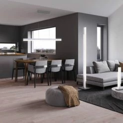 Paul Neuhaus Q-Serie Paul Neuhaus Q-TOWER Stehleuchte LED Aluminium, 2-flammig, Fernbedienung -Smart Home Innenleuchten Verkäufe paul neuhaus q tower stehleuchte 728 95 2