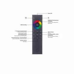 Paul Neuhaus Q-Serie Paul Neuhaus Q-VITO Deckenleuchte LED Anthrazit, 1-flammig, Fernbedienung -Smart Home Innenleuchten Verkäufe paul neuhaus q vito deckenleuchte 8416 13 3