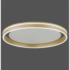 Paul Neuhaus Q-Serie Paul Neuhaus Q-VITO Deckenleuchte LED Messing, 1-flammig, Fernbedienung -Smart Home Innenleuchten Verkäufe paul neuhaus q vito deckenleuchte 8416 60 10