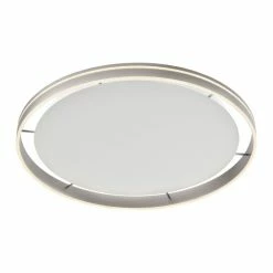 Paul Neuhaus Q-Serie Paul Neuhaus Q-VITO Deckenleuchte LED Edelstahl, 1-flammig, Fernbedienung -Smart Home Innenleuchten Verkäufe paul neuhaus q vito deckenleuchte 8418 55 2