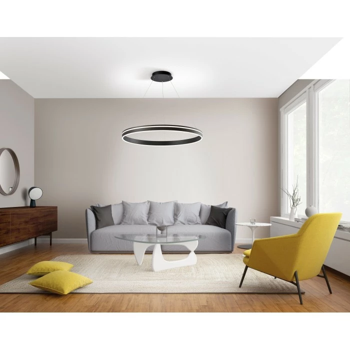 Paul Neuhaus Q-Serie Paul Neuhaus Q-VITO Pendelleuchte LED Anthrazit, 1-flammig, Fernbedienung 4 Paul Neuhaus Q-Serie Paul Neuhaus Q-VITO Pendelleuchte LED Anthrazit, 1-flammig, Fernbedienung – Bild 4