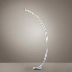 Paul Neuhaus Q-Serie Paul Neuhaus Q-VITO Stehleuchte LED Edelstahl, 1-flammig, Fernbedienung -Smart Home Innenleuchten Verkäufe paul neuhaus q vito stehleuchte 445 55 11