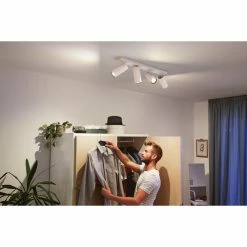 Philips Leuchten Philips Hue Ambiance White Burato Deckenspot Basis-Set Weiß, 4-flammig, Fernbedienung -Smart Home Innenleuchten Verkäufe philips hue ambiance white burato deckenspot basis set 8718696164105 6