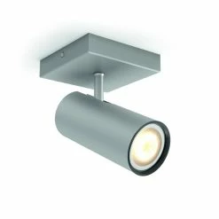 Philips Leuchten Philips Hue Ambiance White Buratto Deckenspot Basis-Set Silber, 1-flammig, Fernbedienung -Smart Home Innenleuchten Verkäufe philips hue ambiance white buratto deckenspot basis set 8718696164037 9