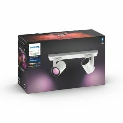 Philips Leuchten Philips Hue Ambiance White & Color Argenta Deckenspot Weiß, 2-flammig, Farbwechsler -Smart Home Innenleuchten Verkäufe philips hue ambiance white color argenta deckenspot 8718696171585 2