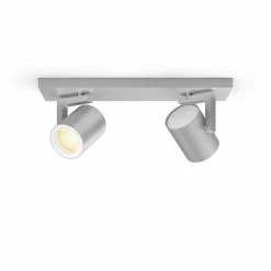 Philips Leuchten Philips Hue Ambiance White & Color Argenta Wand-/Deckenspot Erweiterung Silber, 2-flammig, Farbwechsler 9 Philips Leuchten Philips Hue Ambiance White & Color Argenta Wand-/Deckenspot Erweiterung Silber, 2-flammig, Farbwechsler -Smart Home Innenleuchten Verkäufe philips hue ambiance white color argenta wand deckenspot erweiterung 8718696171622 4