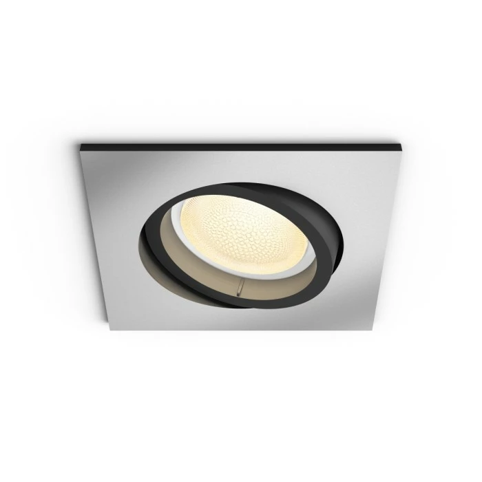 Philips Leuchten Philips Hue Ambiance White & Color Centura Einbauspot Erweiterung Silber, 1-flammig, Farbwechsler 5 Philips Leuchten Philips Hue Ambiance White & Color Centura Einbauspot Erweiterung Silber, 1-flammig, Farbwechsler – Bild 5
