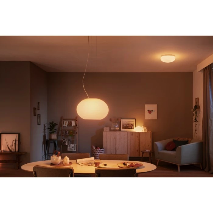 Philips Leuchten Philips Hue Ambiance White & Color Flourish Pendelleuchte LED Weiß, 1-flammig, Farbwechsler 6 Philips Leuchten Philips Hue Ambiance White & Color Flourish Pendelleuchte LED Weiß, 1-flammig, Farbwechsler – Bild 6