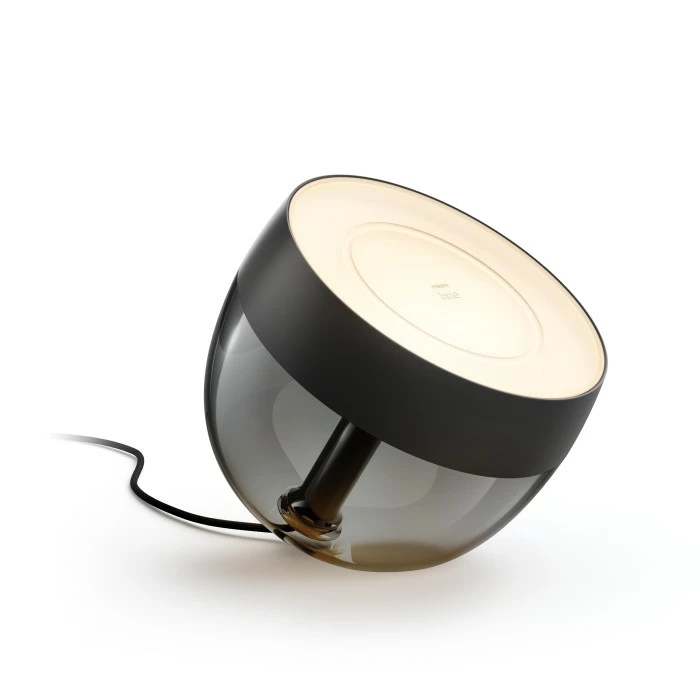 Philips Leuchten Philips Hue Ambiance White & Color Iris Tischleuchte LED Schwarz, Transparent, Klar, 1-flammig, Farbwechsler 1 Philips Leuchten Philips Hue Ambiance White & Color Iris Tischleuchte LED Schwarz, Transparent, Klar, 1-flammig, Farbwechsler