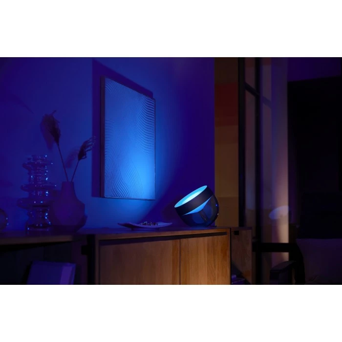 Philips Leuchten Philips Hue Ambiance White & Color Iris Tischleuchte LED Schwarz, Transparent, Klar, 1-flammig, Farbwechsler 5 Philips Leuchten Philips Hue Ambiance White & Color Iris Tischleuchte LED Schwarz, Transparent, Klar, 1-flammig, Farbwechsler – Bild 5