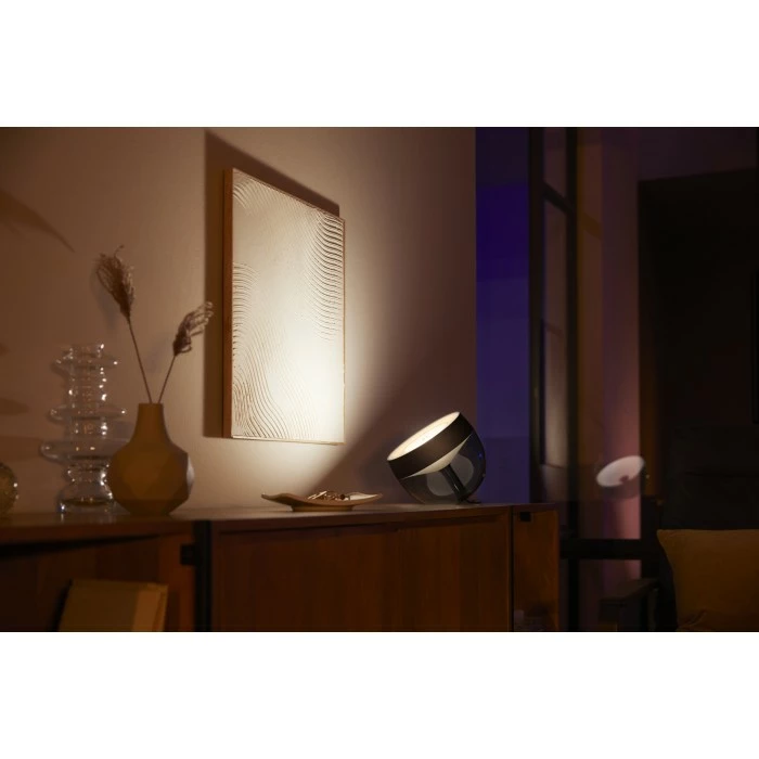 Philips Leuchten Philips Hue Ambiance White & Color Iris Tischleuchte LED Schwarz, Transparent, Klar, 1-flammig, Farbwechsler 10 Philips Leuchten Philips Hue Ambiance White & Color Iris Tischleuchte LED Schwarz, Transparent, Klar, 1-flammig, Farbwechsler – Bild 10