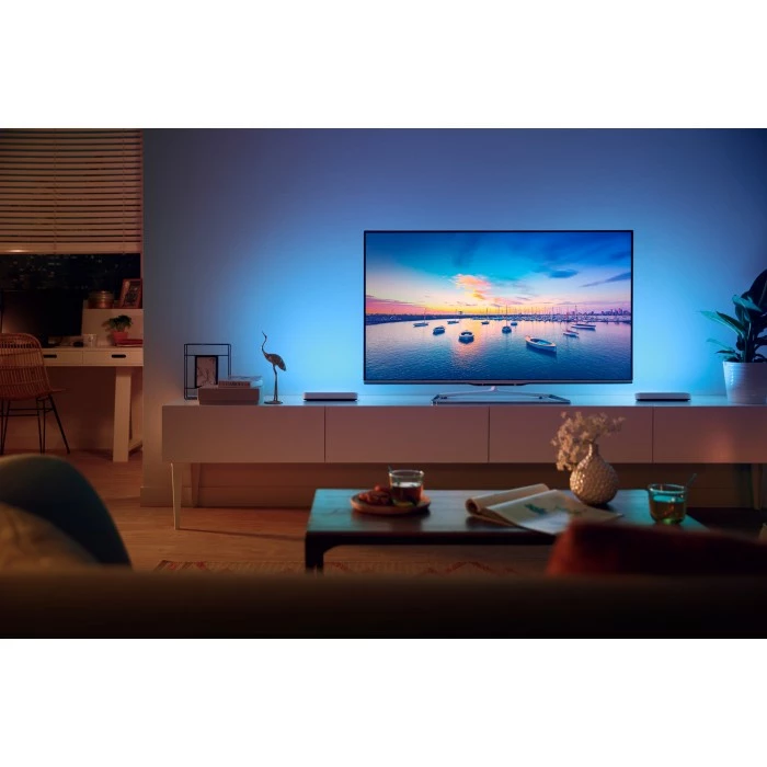 Philips Leuchten Philips Hue Ambiance White & Color Play Lightbar Basis-Set LED Schwarz, Weiß, 1-flammig, Farbwechsler 2 Philips Leuchten Philips Hue Ambiance White & Color Play Lightbar Basis-Set LED Schwarz, Weiß, 1-flammig, Farbwechsler – Bild 2