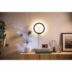 Philips Leuchten Philips Hue Ambiance White & Color Sana Wandleuchte LED Schwarz, 1-flammig, Farbwechsler -Smart Home Innenleuchten Verkäufe philips hue ambiance white color sana wandleuchte 8718696174531 2