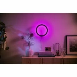 Philips Leuchten Philips Hue Ambiance White & Color Sana Wandleuchte LED Schwarz, 1-flammig, Farbwechsler -Smart Home Innenleuchten Verkäufe philips hue ambiance white color sana wandleuchte 8718696174531 5