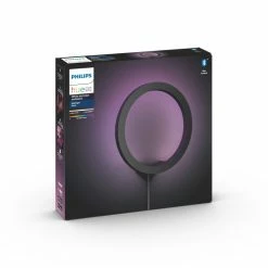 Philips Leuchten Philips Hue Ambiance White & Color Sana Wandleuchte LED Schwarz, 1-flammig, Farbwechsler -Smart Home Innenleuchten Verkäufe philips hue ambiance white color sana wandleuchte 8718696174531 9