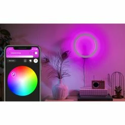 Philips Leuchten Philips Hue Ambiance White & Color Sana Wandleuchte LED Weiß, 1-flammig, Farbwechsler -Smart Home Innenleuchten Verkäufe philips hue ambiance white color sana wandleuchte 8718696174548 11