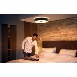Philips Leuchten Philips Hue Ambiance White Fair Deckenleuchte LED Schwarz, 1-flammig, Fernbedienung -Smart Home Innenleuchten Verkäufe philips hue ambiance white fair deckenleuchte 8718696175149 2