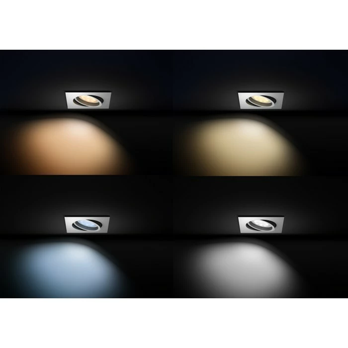 Philips Leuchten Philips Hue Ambiance White Milliskin Einbauspot Silber, 1-flammig 2 Philips Leuchten Philips Hue Ambiance White Milliskin Einbauspot Silber, 1-flammig – Bild 2