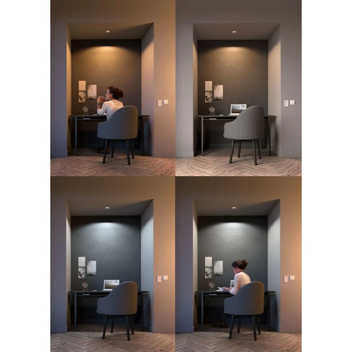 Philips Leuchten Philips Hue Ambiance White Milliskin Einbauspot Silber, 1-flammig 4 Philips Leuchten Philips Hue Ambiance White Milliskin Einbauspot Silber, 1-flammig – Bild 4