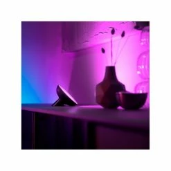 Philips Leuchten Philips HUE Bloom Tischleuchte LED Schwarz, 1-flammig, Farbwechsler