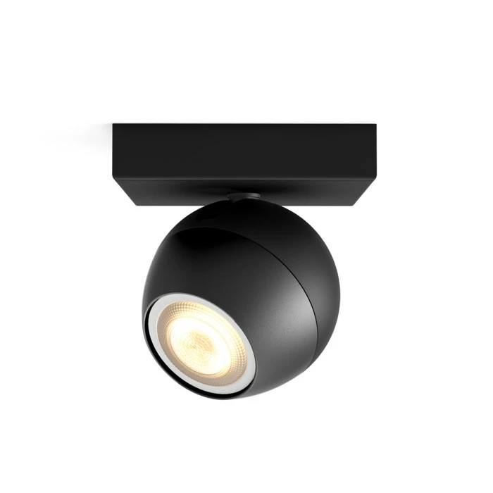 Philips Leuchten Philips Hue Buckram Deckenspot Erweiterung Schwarz, 1-flammig 1 Philips Leuchten Philips Hue Buckram Deckenspot Erweiterung Schwarz, 1-flammig