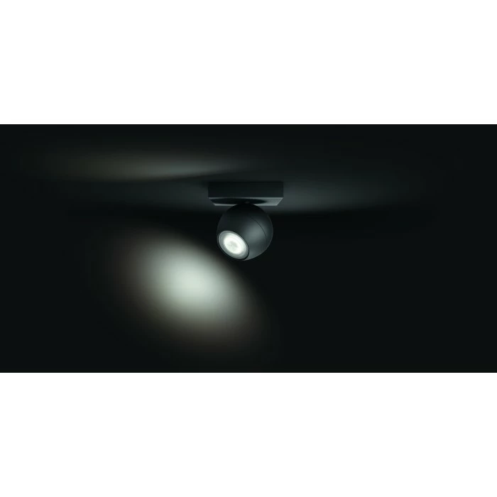 Philips Leuchten Philips Hue Buckram Deckenspot Erweiterung Schwarz, 1-flammig 4 Philips Leuchten Philips Hue Buckram Deckenspot Erweiterung Schwarz, 1-flammig – Bild 4