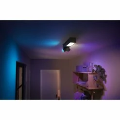 Philips Leuchten Philips HUE Centris Deckenleuchte LED Schwarz, 3-flammig, Farbwechsler