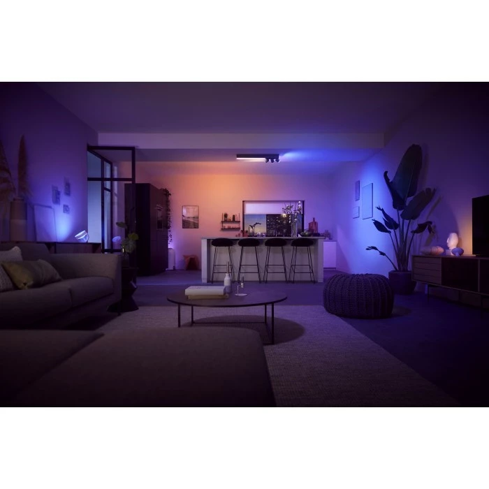 Philips Leuchten Philips HUE Centris Deckenleuchte LED Schwarz, 1-flammig, Farbwechsler 5 Philips Leuchten Philips HUE Centris Deckenleuchte LED Schwarz, 1-flammig, Farbwechsler – Bild 5
