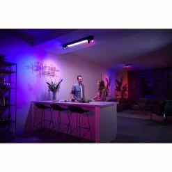 Philips Leuchten Philips HUE Centris Deckenleuchte LED Schwarz, 1-flammig, Farbwechsler