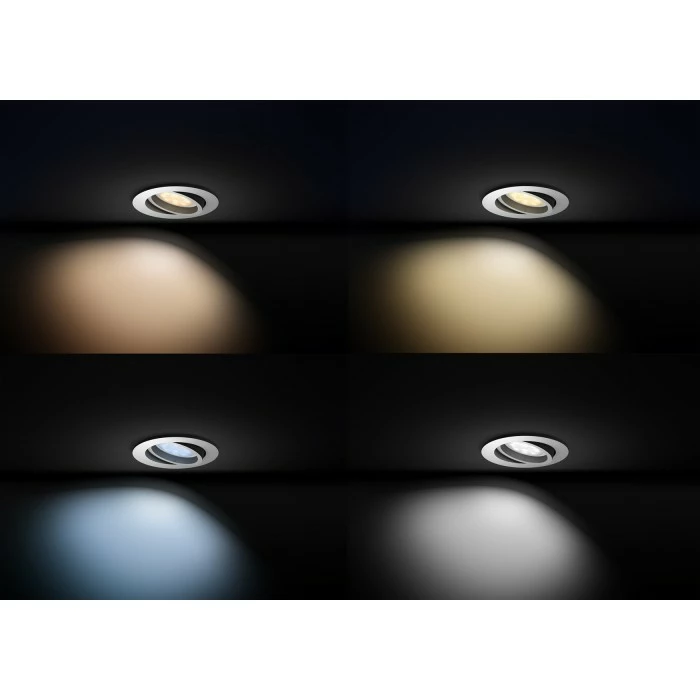 Philips Leuchten Philips Hue Milliskin Einbauspot Weiß, 1-flammig 2 Philips Leuchten Philips Hue Milliskin Einbauspot Weiß, 1-flammig – Bild 2