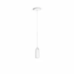 Philips Leuchten Philips Hue White Ambiance Devote Pendelleuchte LED Weiß, 1-flammig