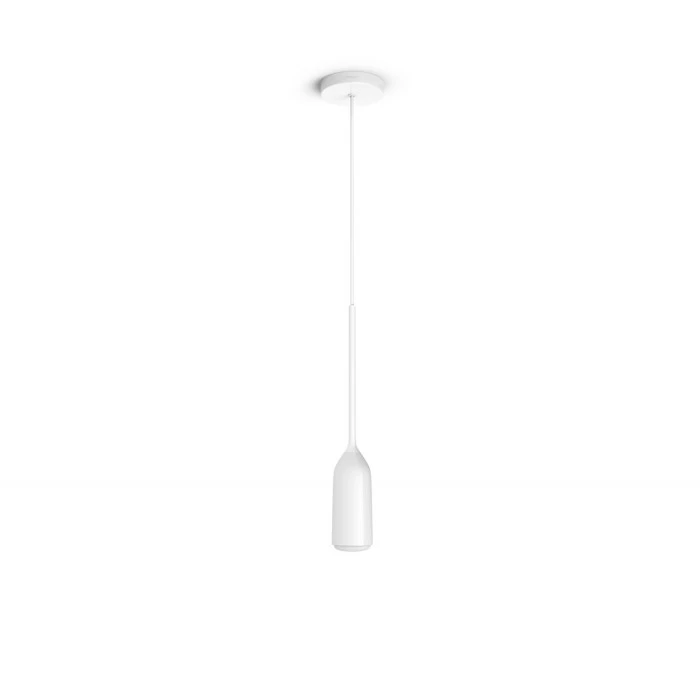 Philips Leuchten Philips Hue White Ambiance Devote Pendelleuchte LED Weiß, 1-flammig 1 Philips Leuchten Philips Hue White Ambiance Devote Pendelleuchte LED Weiß, 1-flammig