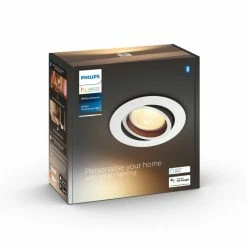 Philips Leuchten Philips Hue White Ambiance Milliskin Einbauleuchte LED Wei&szlig;, 1-flammig -Smart Home Innenleuchten Verkäufe philips hue white ambiance milliskin einbauleuchte 8719514338562 2