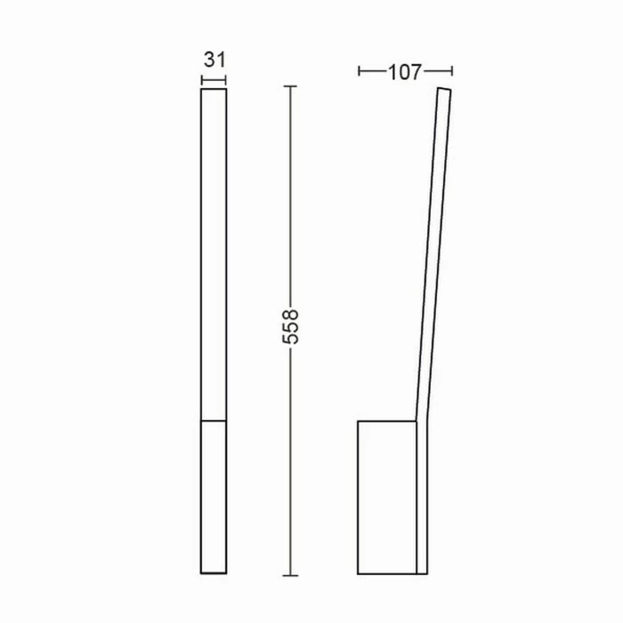 Philips Leuchten Philips Hue White & Col. Amb. Liane Wandleuchte LED Schwarz, 1-flammig, Farbwechsler 9 Philips Leuchten Philips Hue White & Col. Amb. Liane Wandleuchte LED Schwarz, 1-flammig, Farbwechsler – Bild 9
