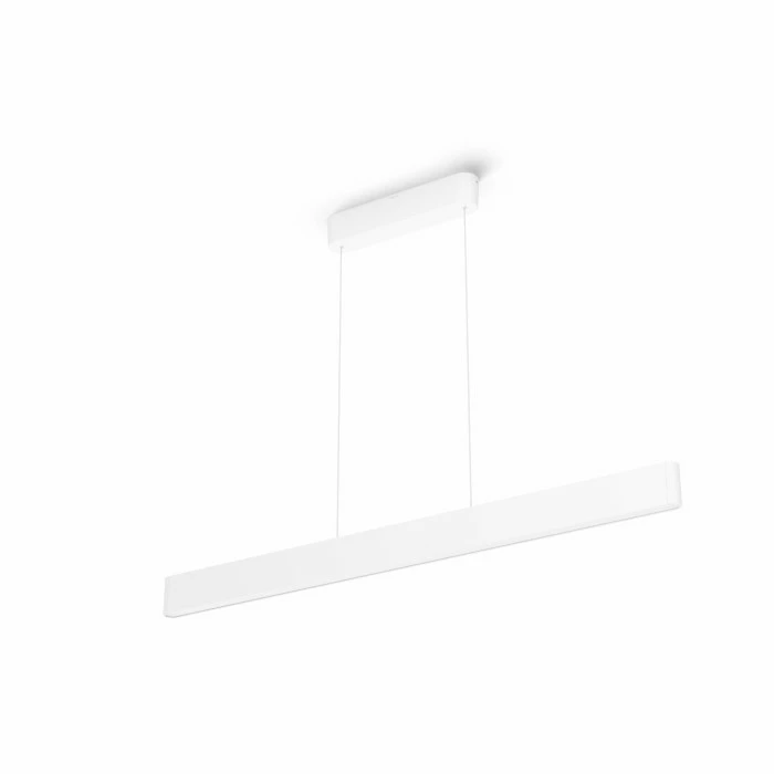 Philips Leuchten Philips Hue White & Colour Ambiance Ensis Pendelleuchte LED Weiß, 2-flammig, Farbwechsler 1 Philips Leuchten Philips Hue White & Colour Ambiance Ensis Pendelleuchte LED Weiß, 2-flammig, Farbwechsler