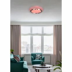 Reality Ando Deckenleuchte LED Chrom, 1-flammig, Fernbedienung -Smart Home Innenleuchten Verkäufe reality ando deckenleuchte r65101006 12