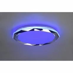 Reality Ando Deckenleuchte LED Chrom, 1-flammig, Fernbedienung -Smart Home Innenleuchten Verkäufe reality ando deckenleuchte r65101006 6