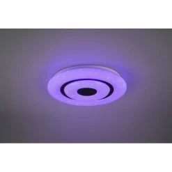 Reality Rana Deckenleuchte LED Schwarz, Weiß, 1-flammig, Fernbedienung, Farbwechsler 19 Reality Rana Deckenleuchte LED Schwarz, Weiß, 1-flammig, Fernbedienung, Farbwechsler -Smart Home Innenleuchten Verkäufe reality rana deckenleuchte r65081000 6