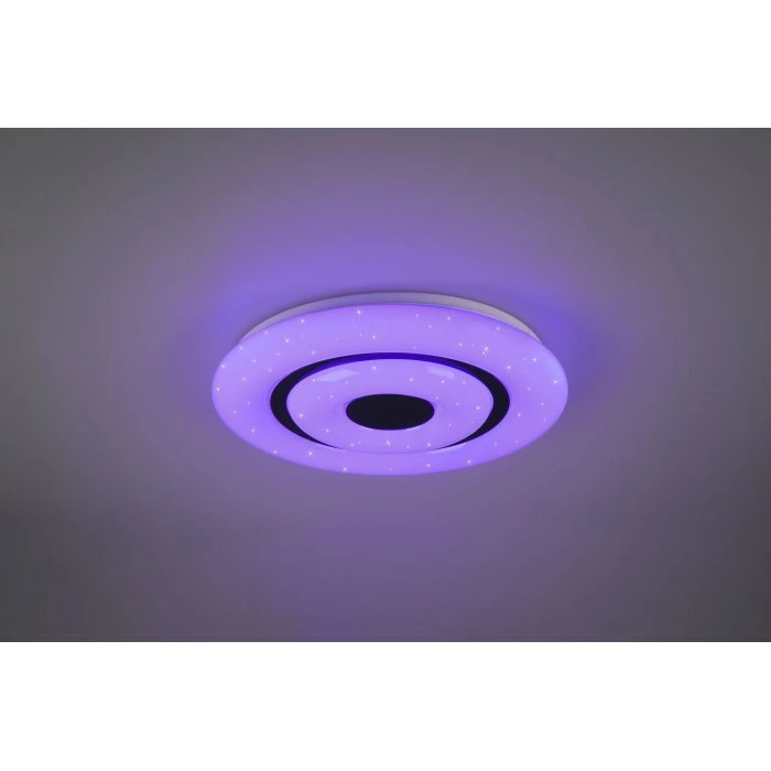 Reality Rana Deckenleuchte LED Schwarz, Weiß, 1-flammig, Fernbedienung, Farbwechsler 7 Reality Rana Deckenleuchte LED Schwarz, Weiß, 1-flammig, Fernbedienung, Farbwechsler – Bild 7